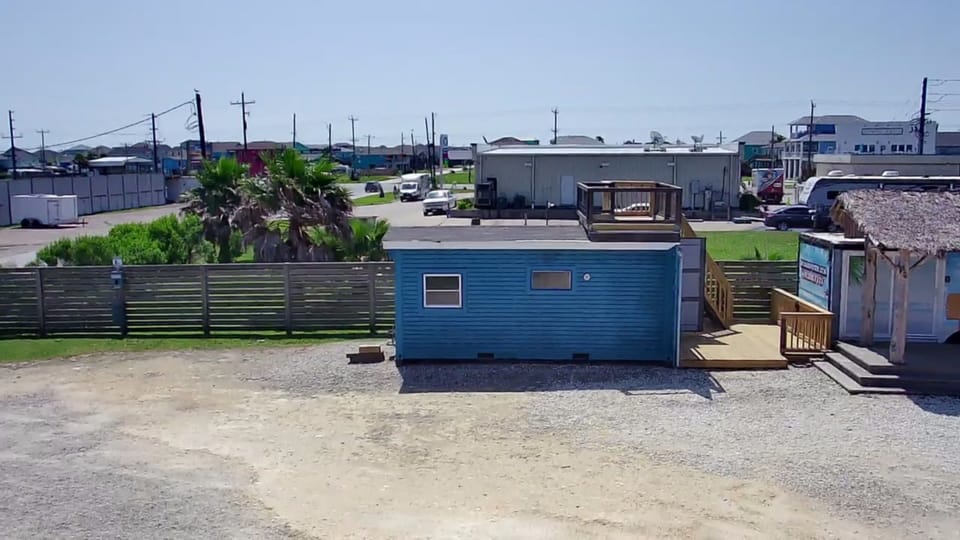 This adorable container home with 2 private decks, is ready to be your beach retreat!