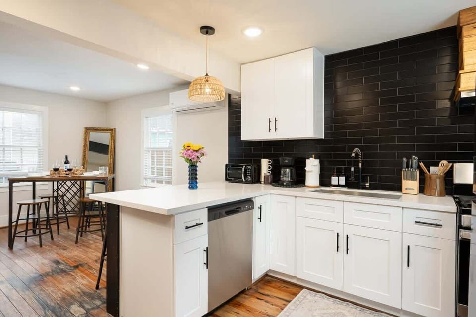 Kitchen Oasis: Whip up gourmet meals in this stylish kitchen with stainless steel appliances.