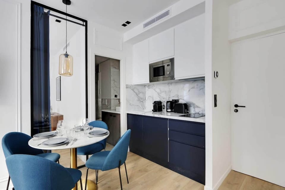 Apartment | Private kitchen | Fridge, microwave, stovetop, coffee/tea maker