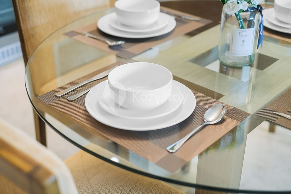 Apartment, 2 Bedrooms, City View | Bathroom | Free toiletries, hair dryer, bidet, towels