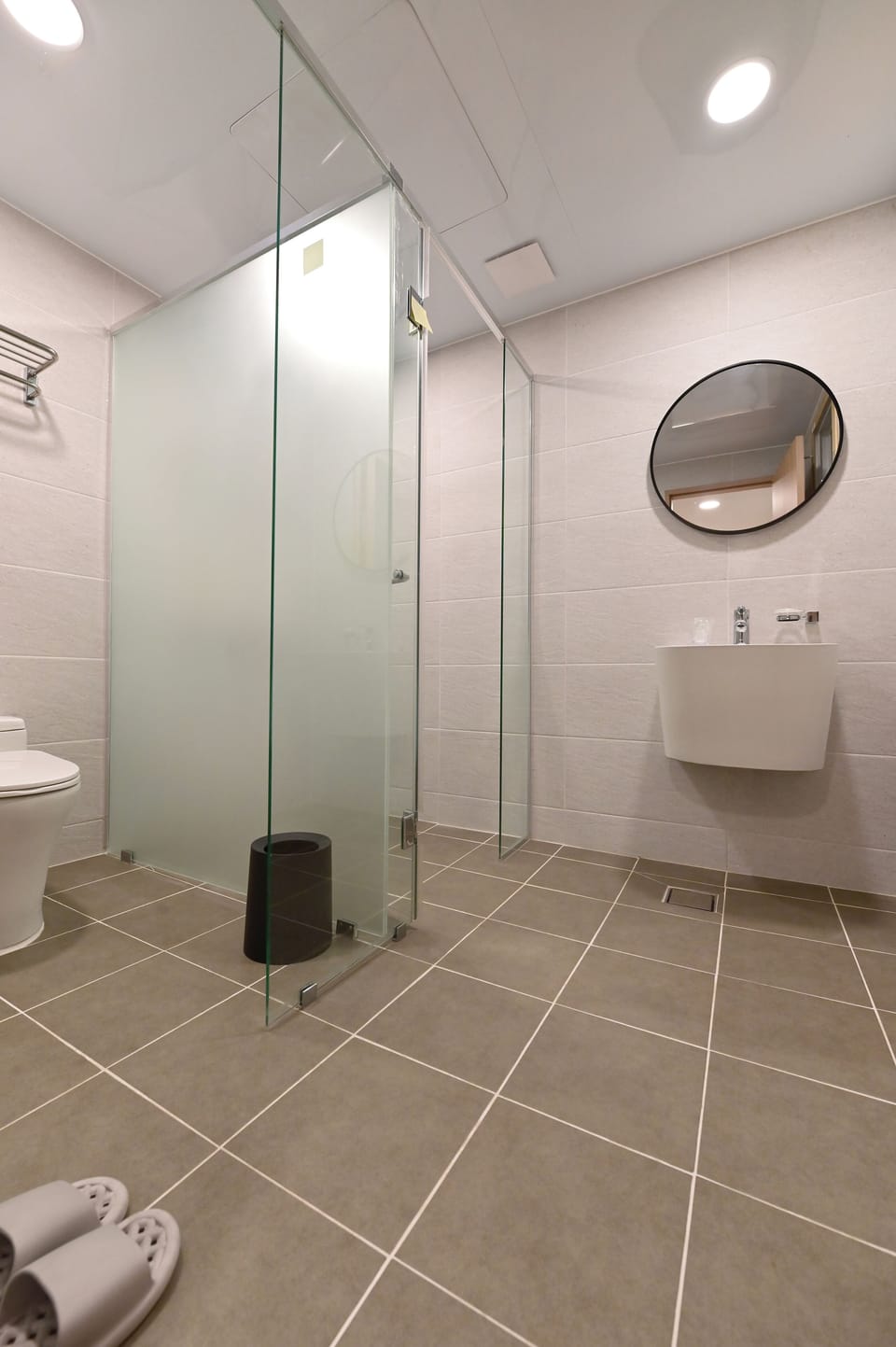 Family Room, 2 Double Beds, City View | Bathroom | Free toiletries, hair dryer, slippers, towels