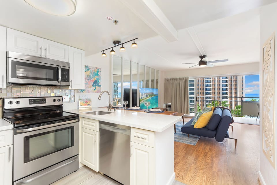 Fully equipped kitchen
