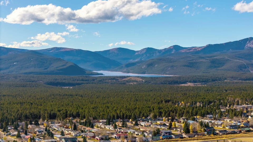 【Aerial】Turquoise Lake and the Sawatch Range — 12 minutes from your door