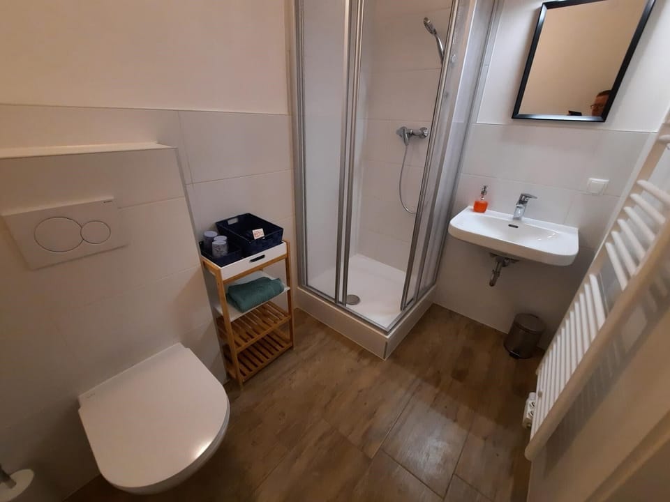 Triple Room | Bathroom | Hair dryer, towels