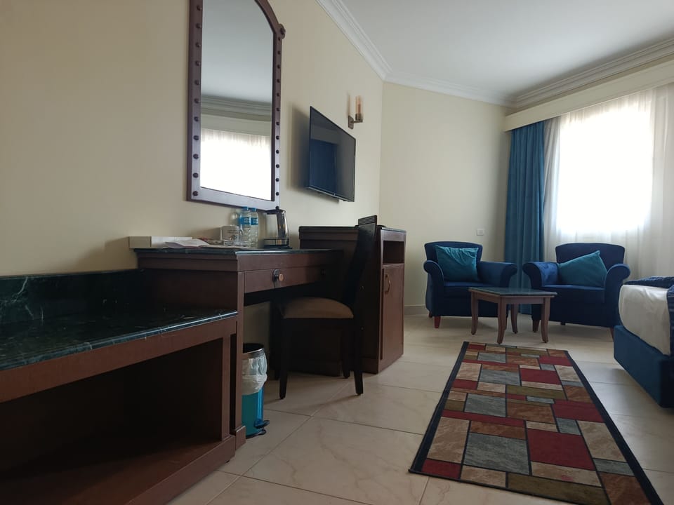 Standard Double Room, Pool View | In-room safe, blackout drapes, soundproofing, free WiFi
