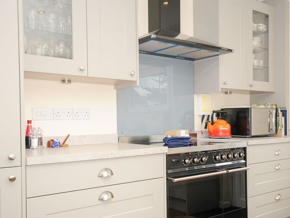 Microwave, dishwasher, cookware/dishes/utensils