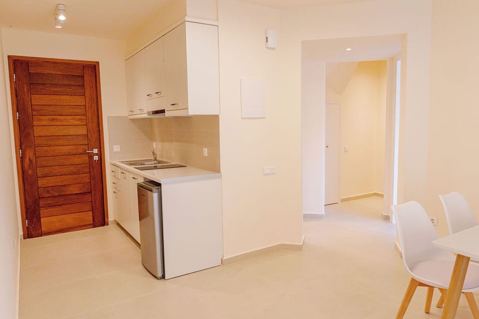 Luxury Apartment, Pool View | Private kitchen