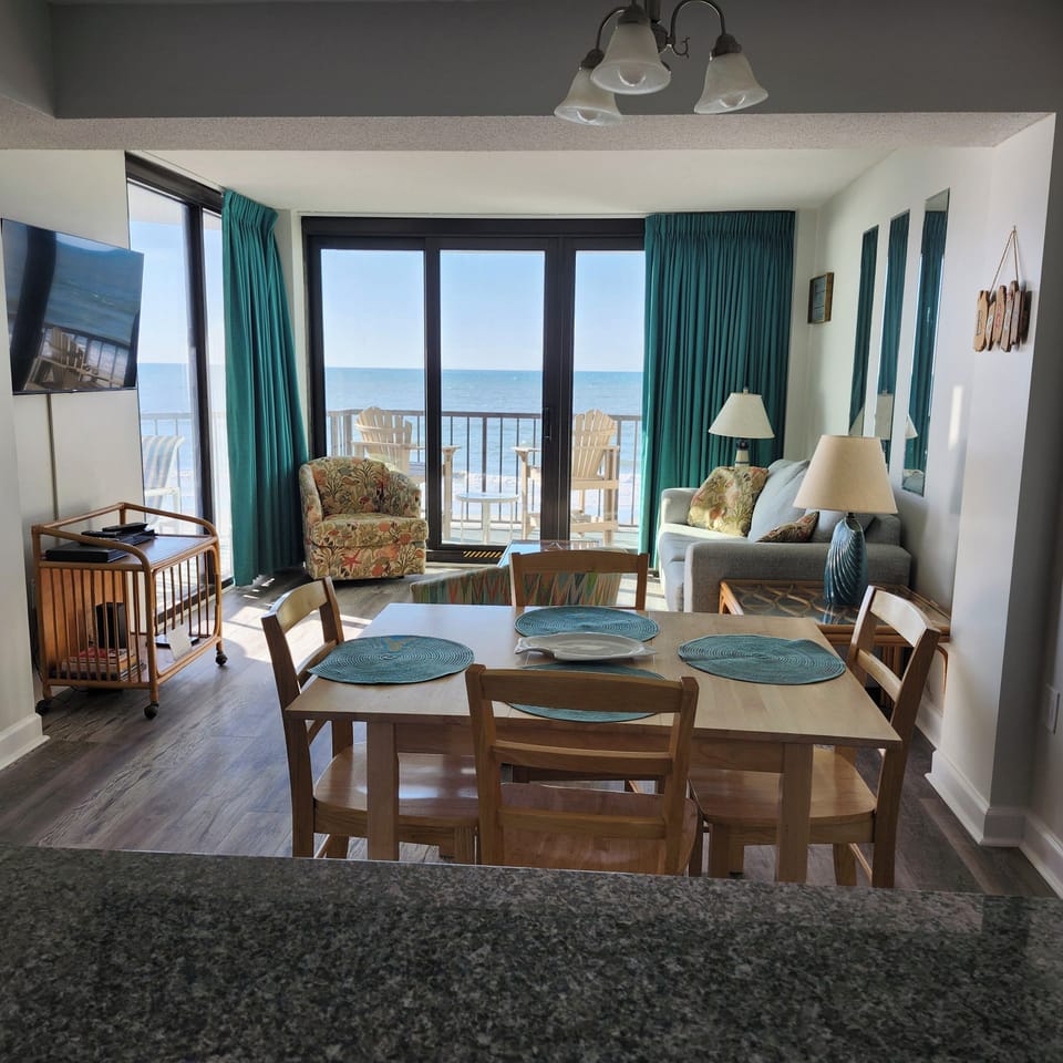 View from kitchen