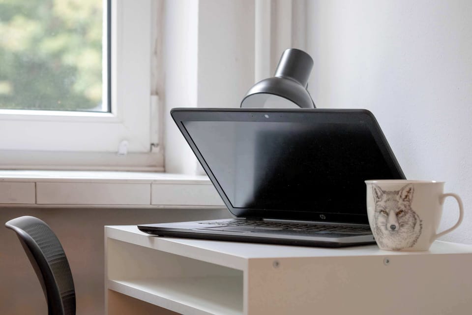 Desk for remote work.