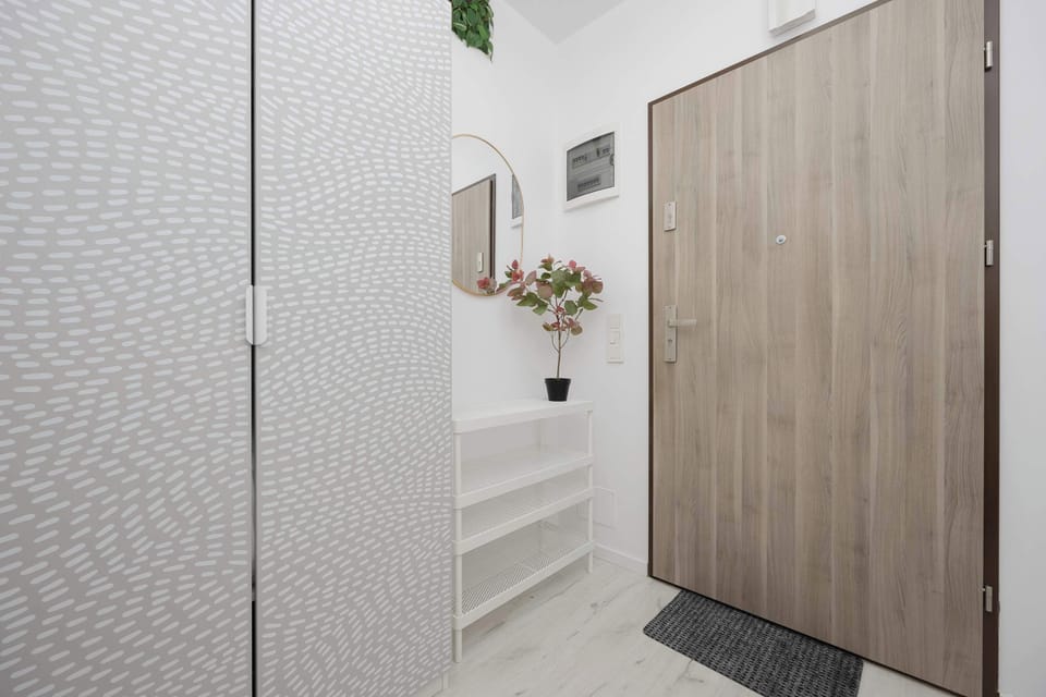 Spacious wardrobe with plenty of storage space.  
