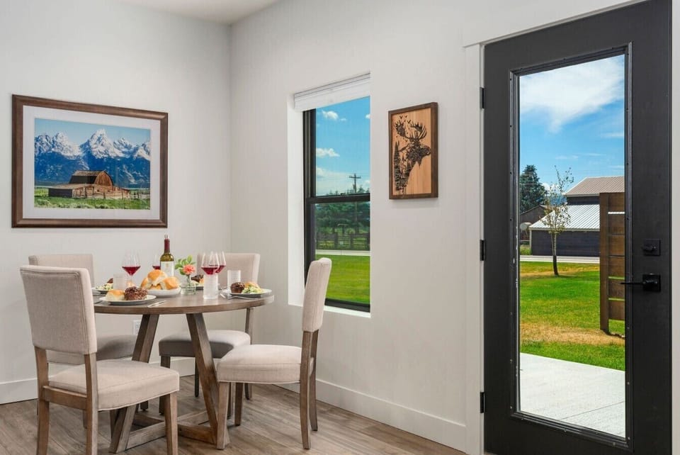 Dining Table and Outdoor Patio Access