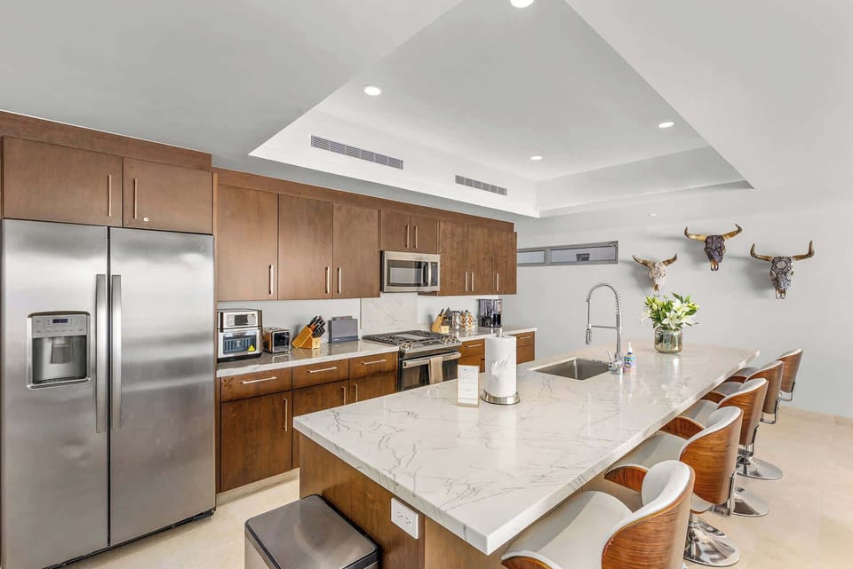Fully equipped kitchen with everything you need to cook like home