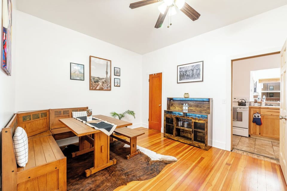 A cozy dining space perfect for slow mornings and easy evenings.