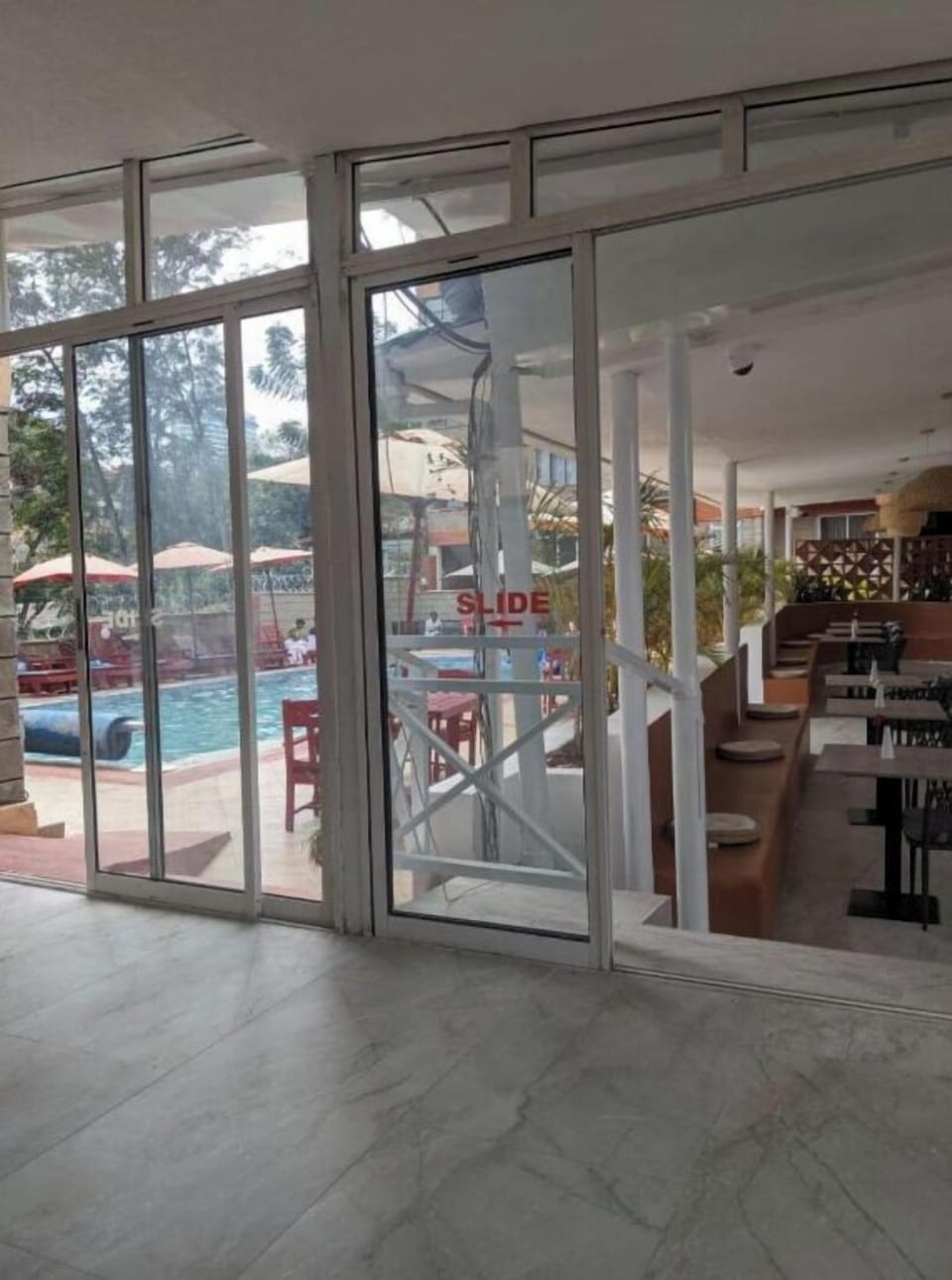 Interior entrance