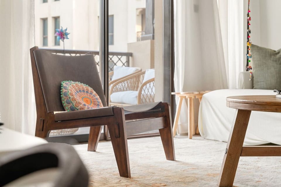 Living Room: Relax in style with artistic decor and bright views that inspire adventure!