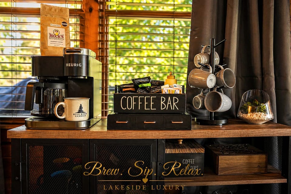 First coffee of the morning just hits different up here.
