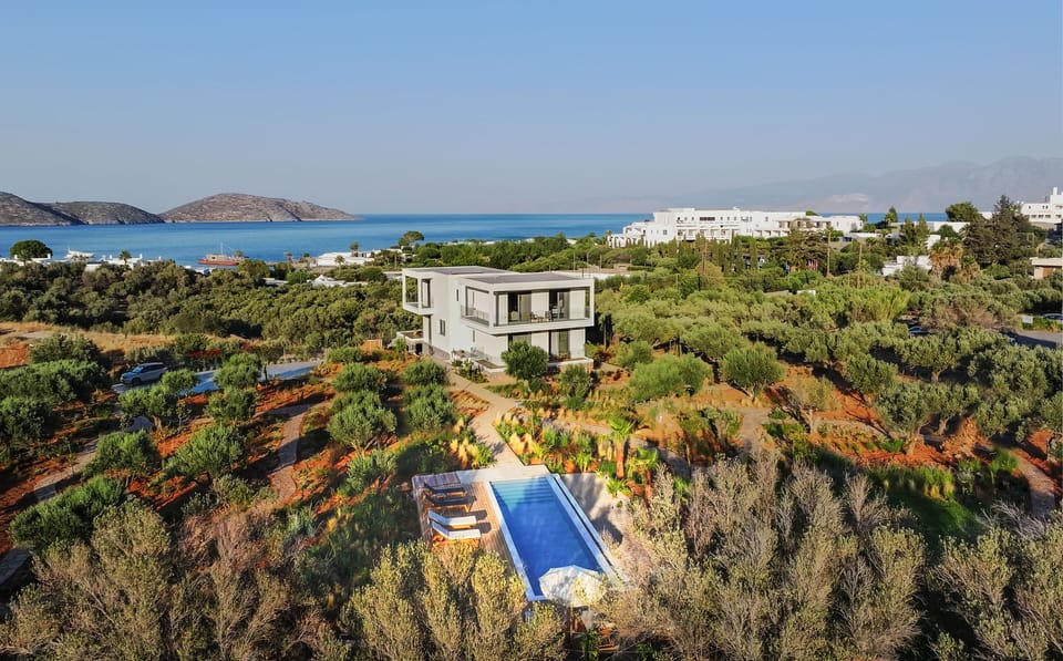 Soak in sublime warmth while Elounda’s coastline.