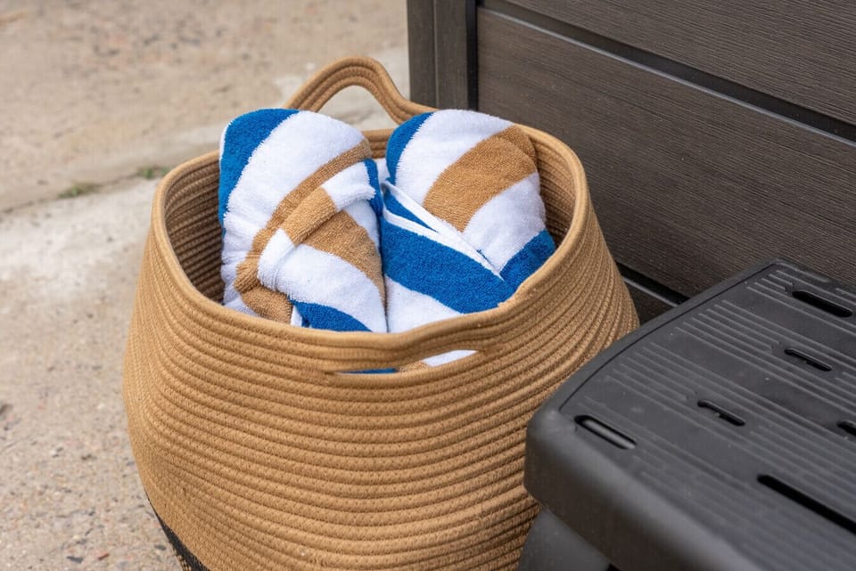 Unwind after a long day in the hot tub.