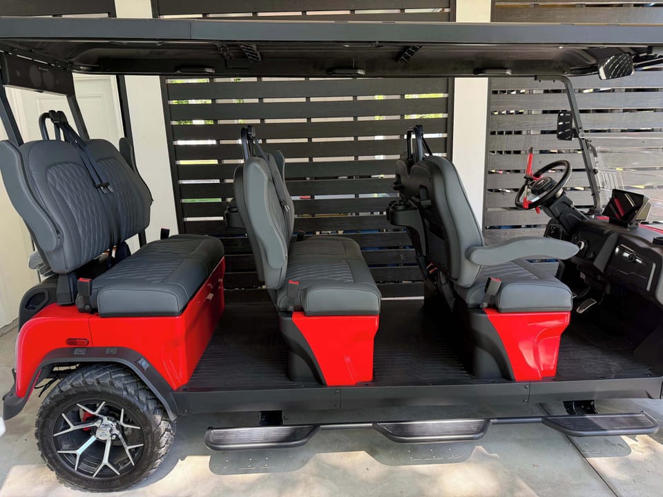 Super Comfy Seating and On Board Sound Bar 