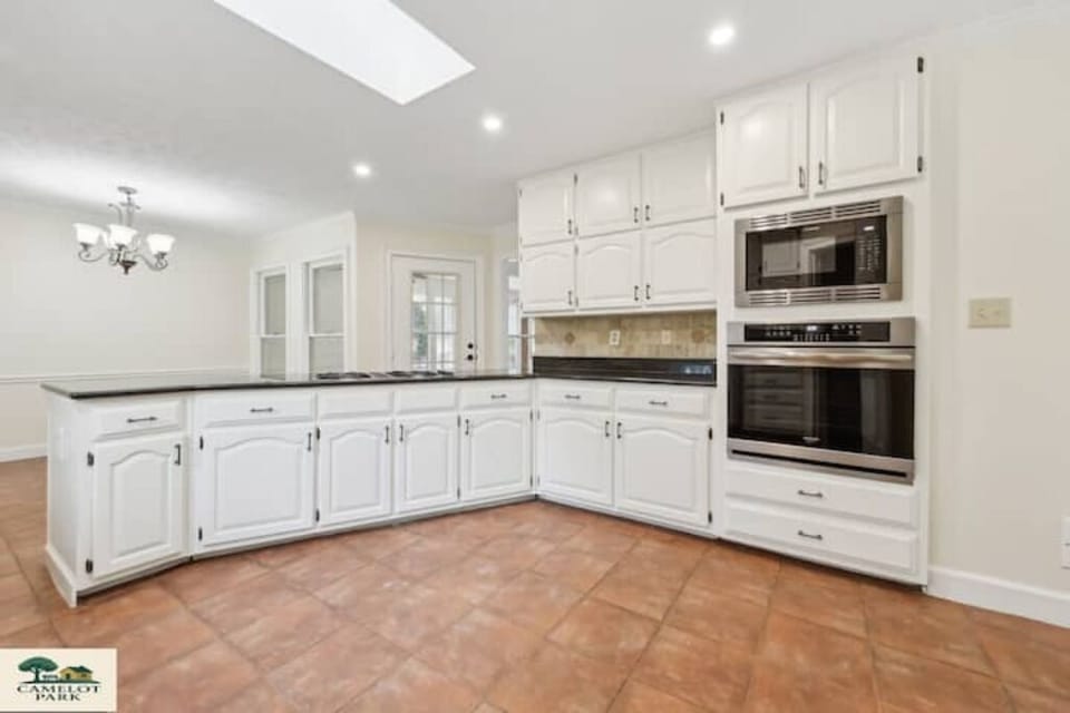 Large kitchen for chef style meals