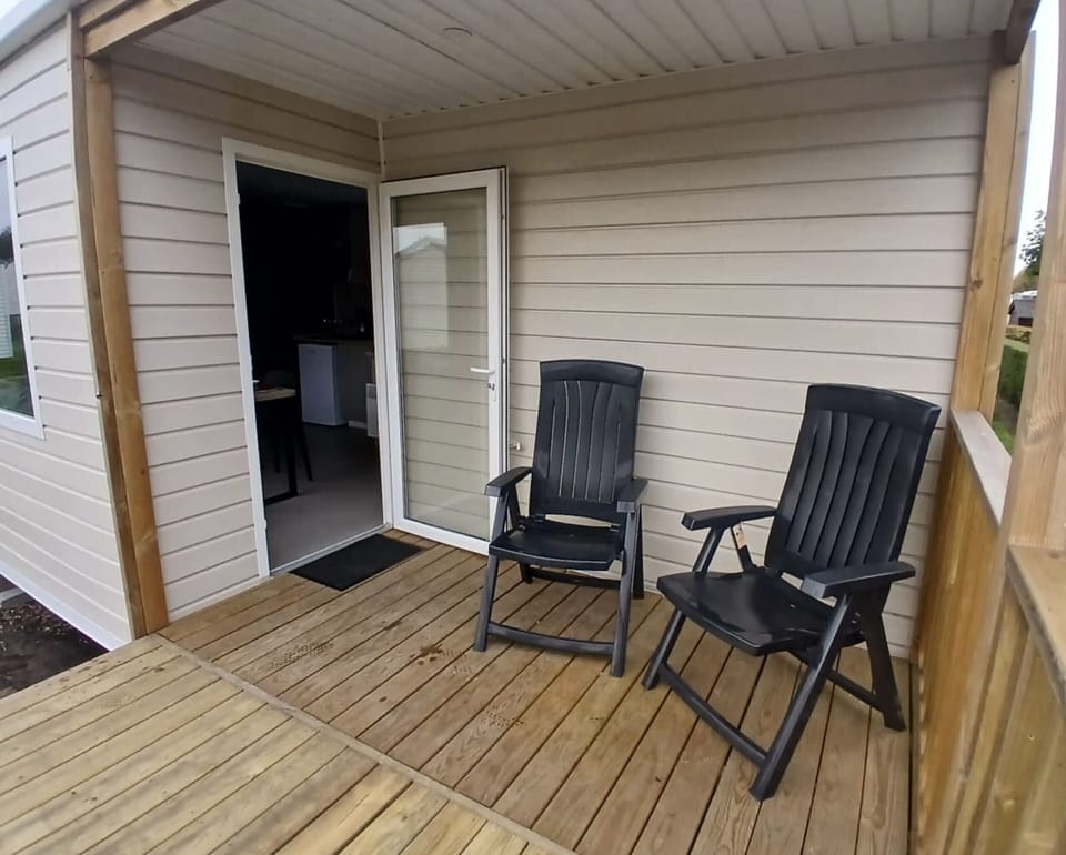 Terrace of Holiday Park Klein Strand - Cottage 4p