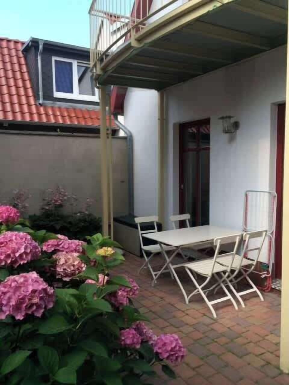 Terrasse auf dem Innenhof