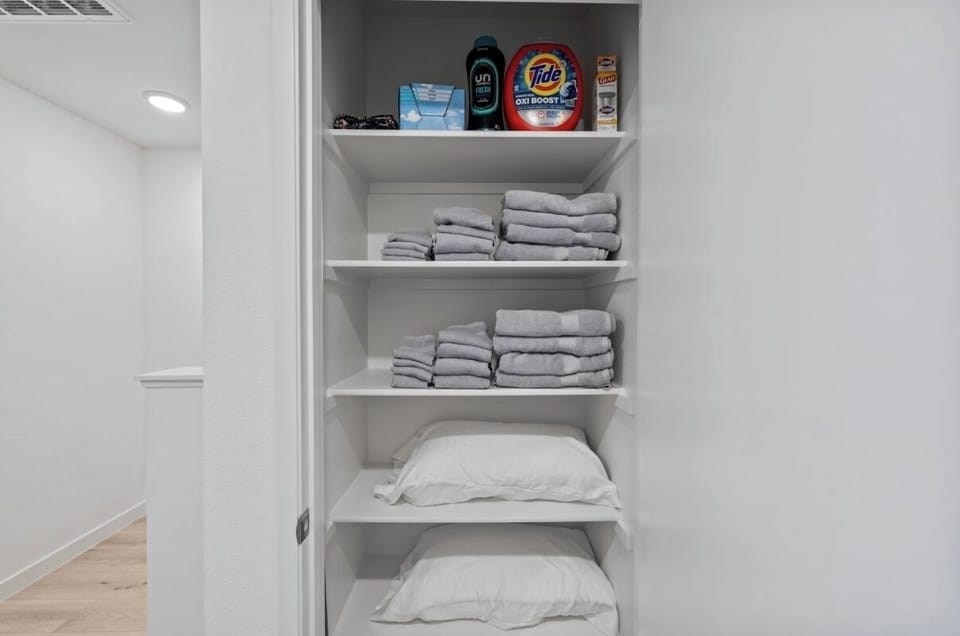 Upstairs Linen closet