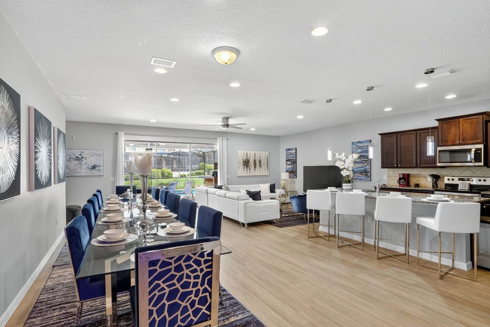 Dining Room - Kitchen - Living Room