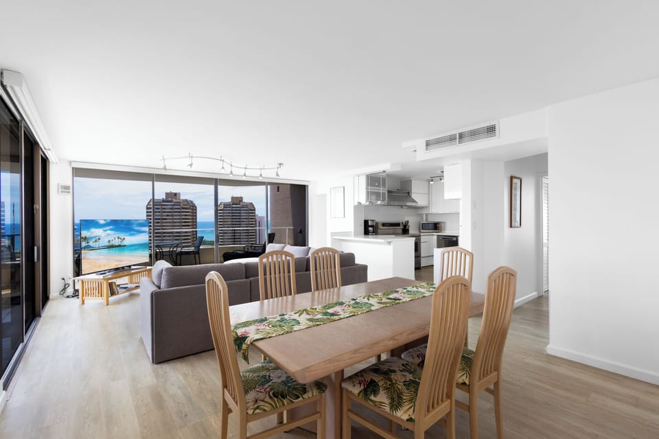 Enjoy homecooked meals in the dining area