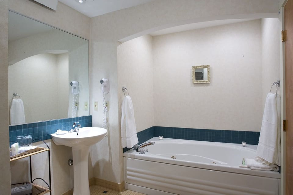Vintner's Select Guestroom | Bathroom | Free toiletries, hair dryer, towels, soap