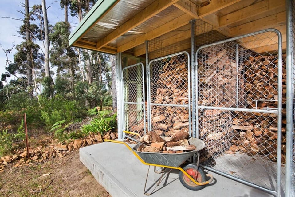 Wood storage - available for internal fire place