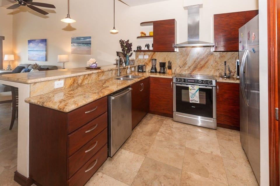 Villa, 2 Bedrooms | Private kitchen | Coffee/tea maker, fridge, oven