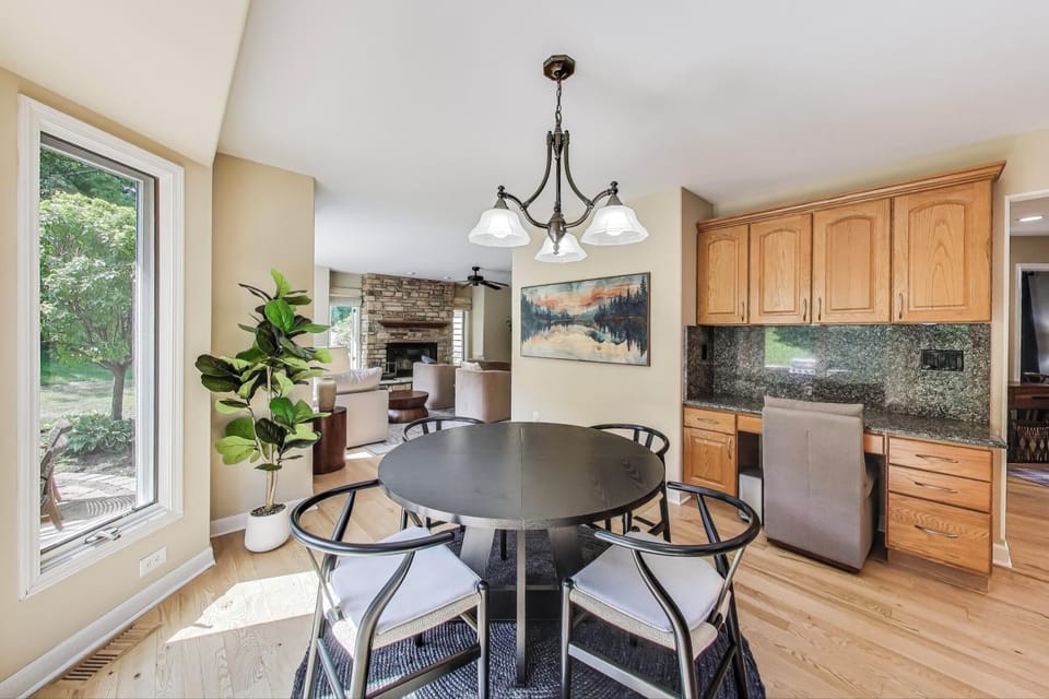 Breakfast Table with Work Station