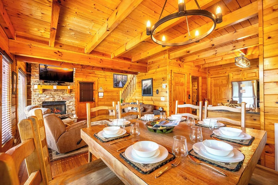 Sharp Dressed Bear's inviting dining area