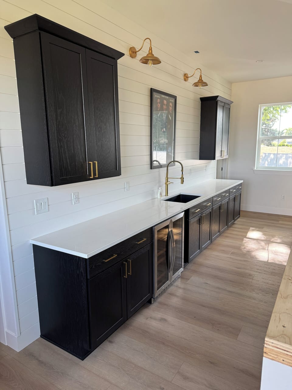 Theater room wet bar