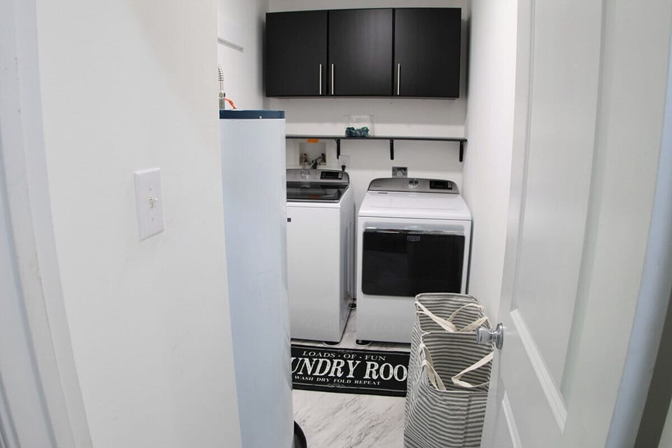 Laundry room. 