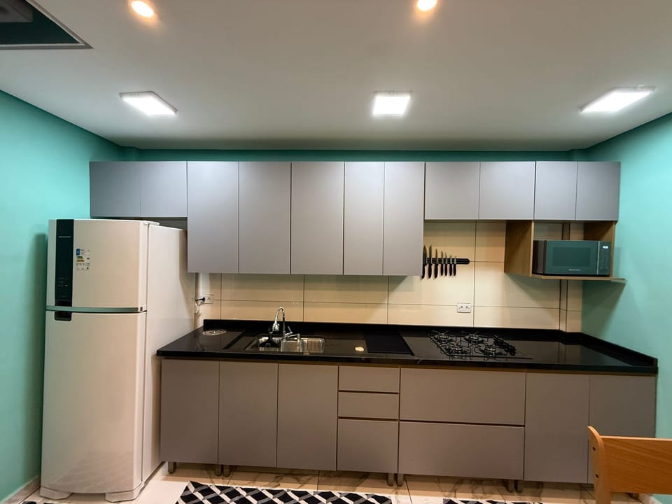 Family Loft, Balcony, Courtyard View | Private kitchen | Fridge, microwave, stovetop, cookware/dishes/utensils