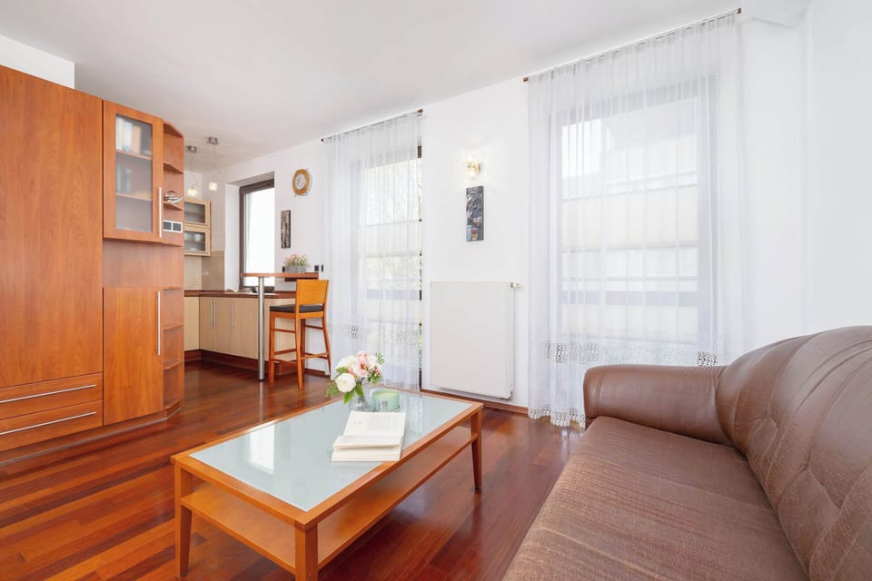 An open-plan living room offers freedom of movement and a perfect setting for spending time together.