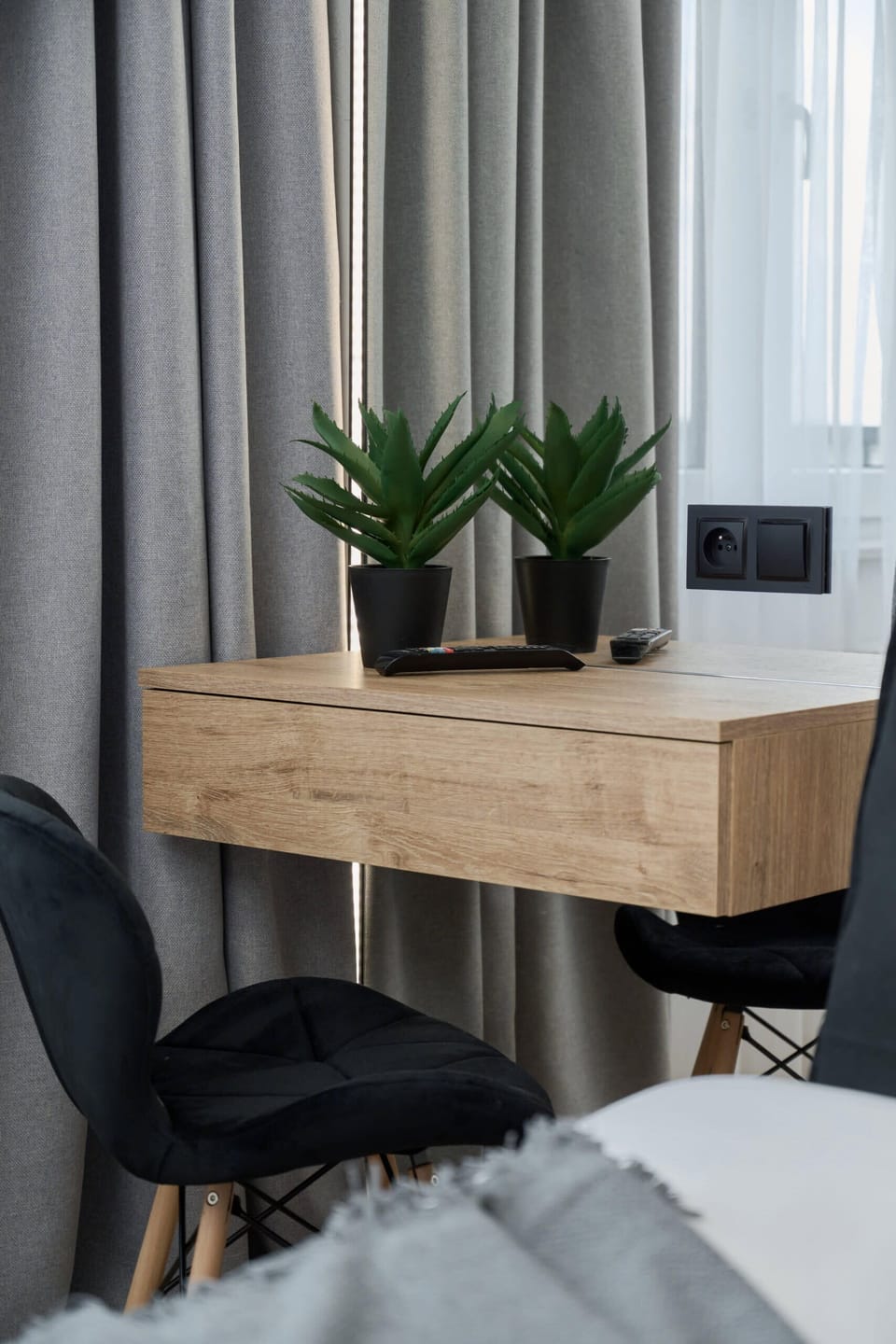 Space for remote work.