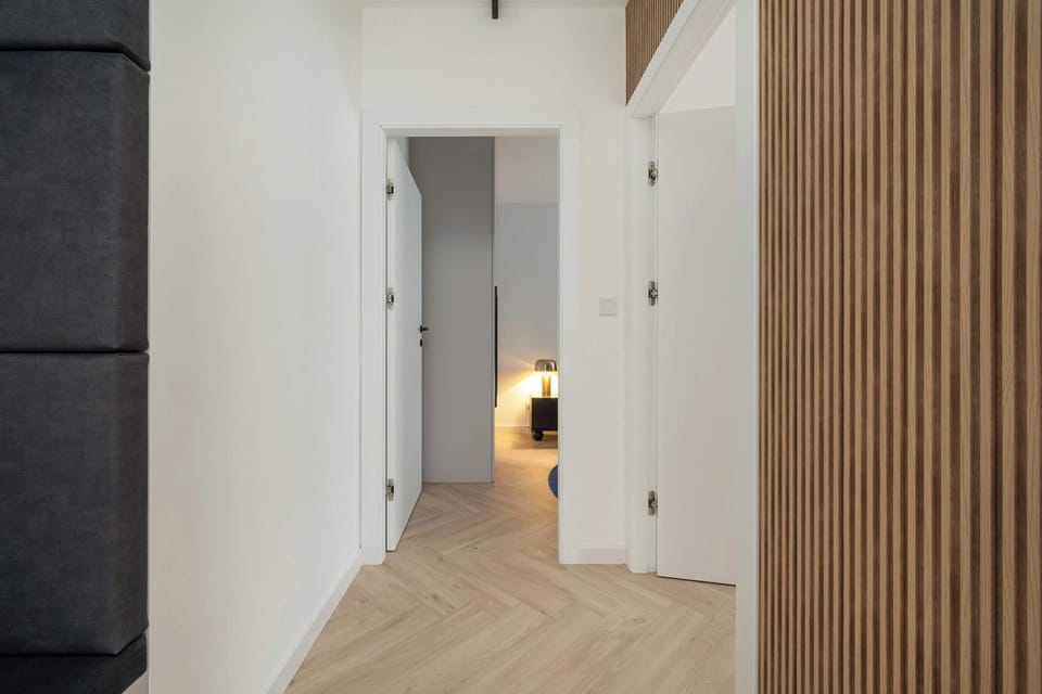 Comfortable and modern apartment space.