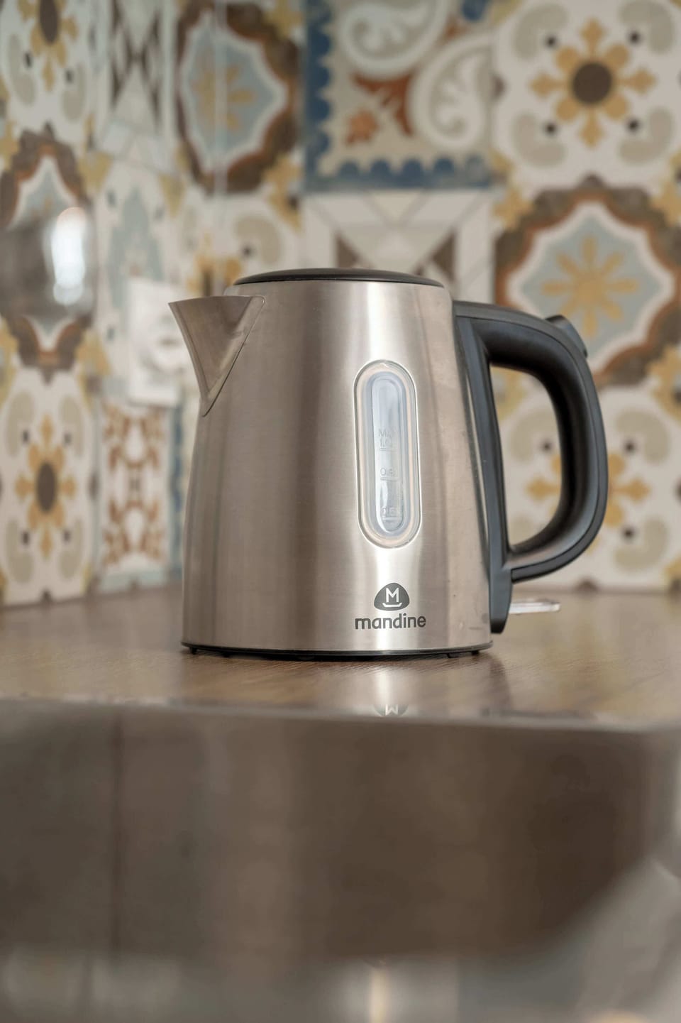 Electric kettle in the kitchen.