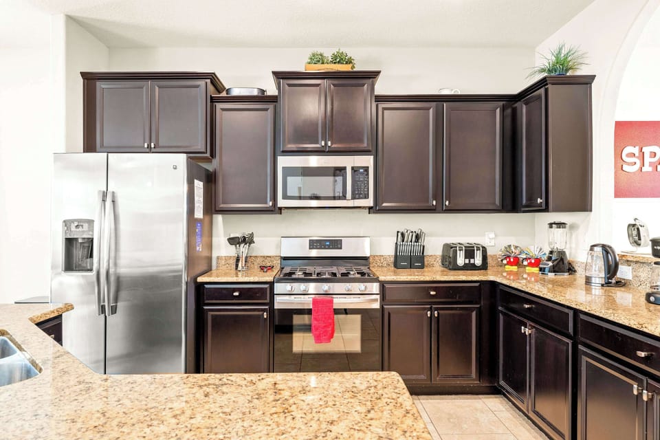 Prepare your favorite meals in the full kitchen