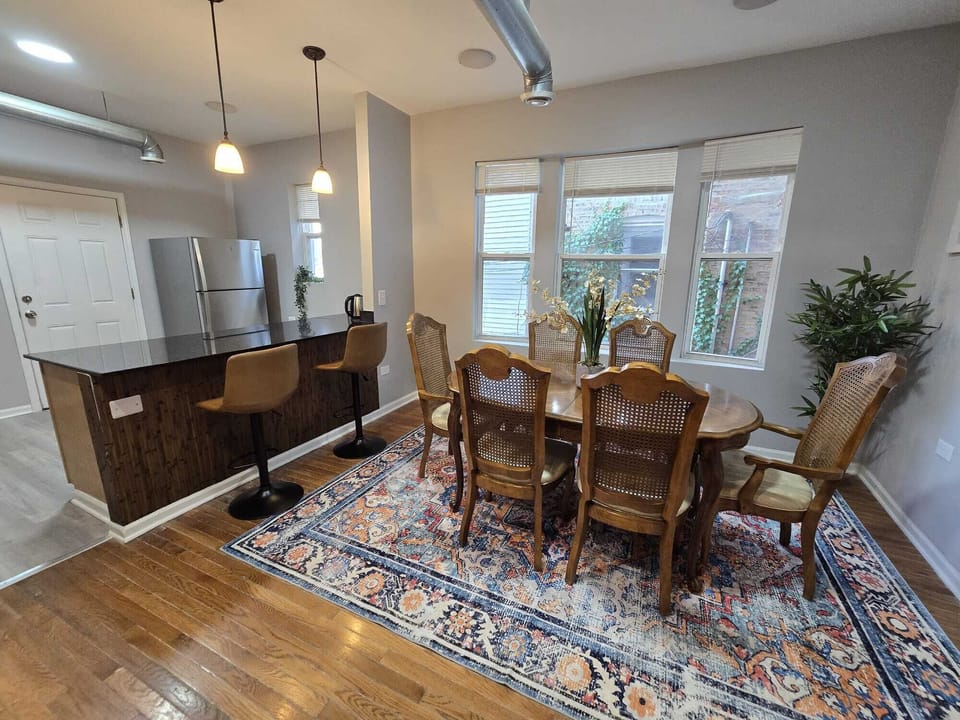 Dinning Room.
Dinning table is extensible to seat 10.