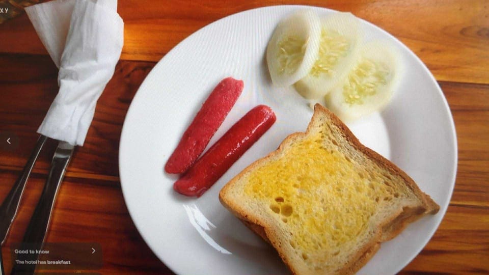 Free daily full breakfast
