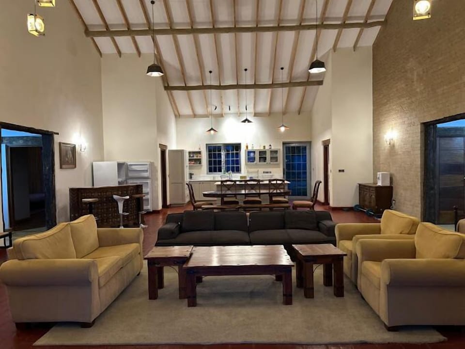 Family Apartment, Pool View | Living area | 24-inch Smart TV with digital channels