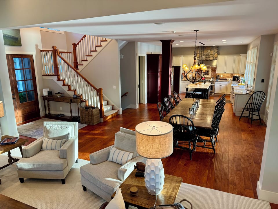 Open-concept living designed for family gatherings and lake memories.