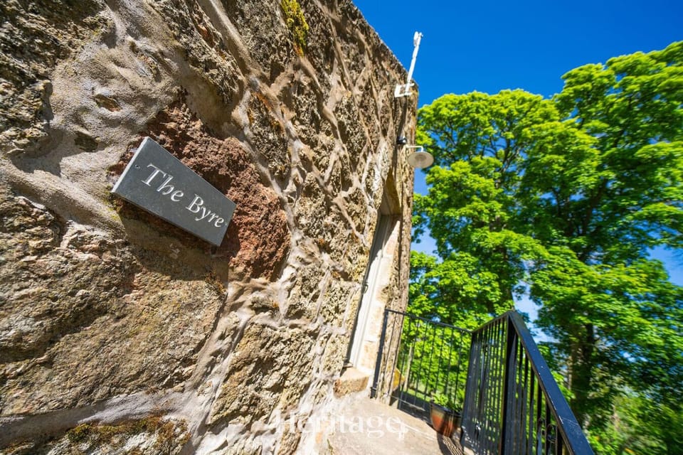 Entrance and signage
