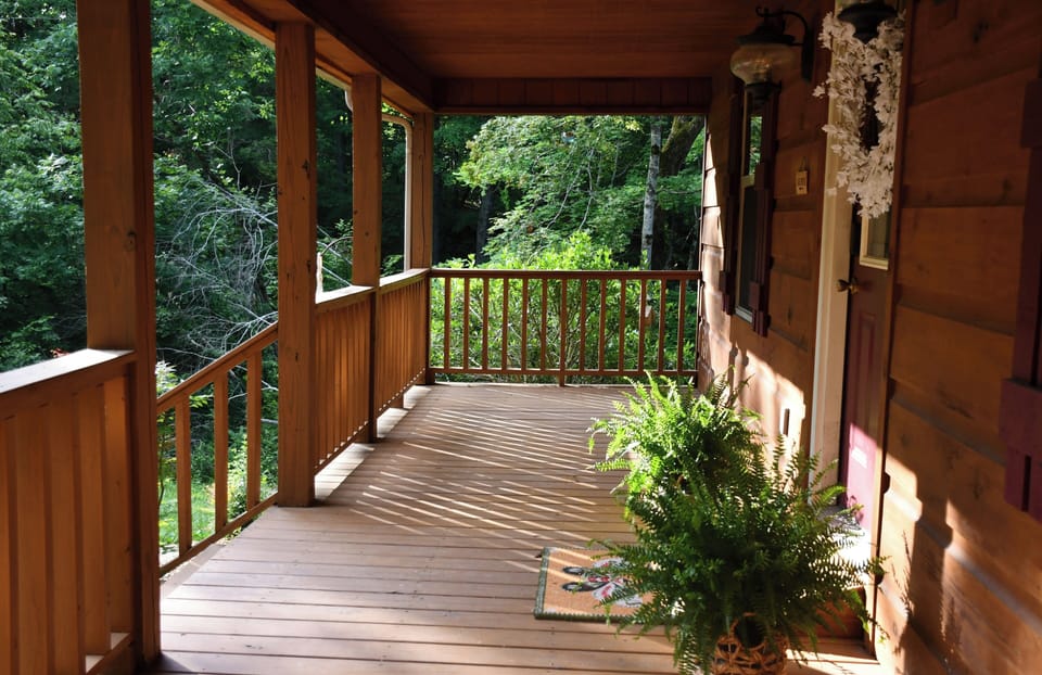 Covered front porch