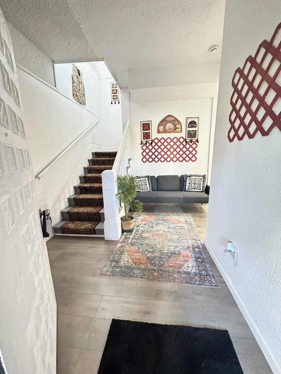 Interior entrance
