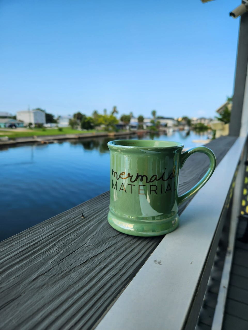Make sure to enjoy your coffee from this point of view